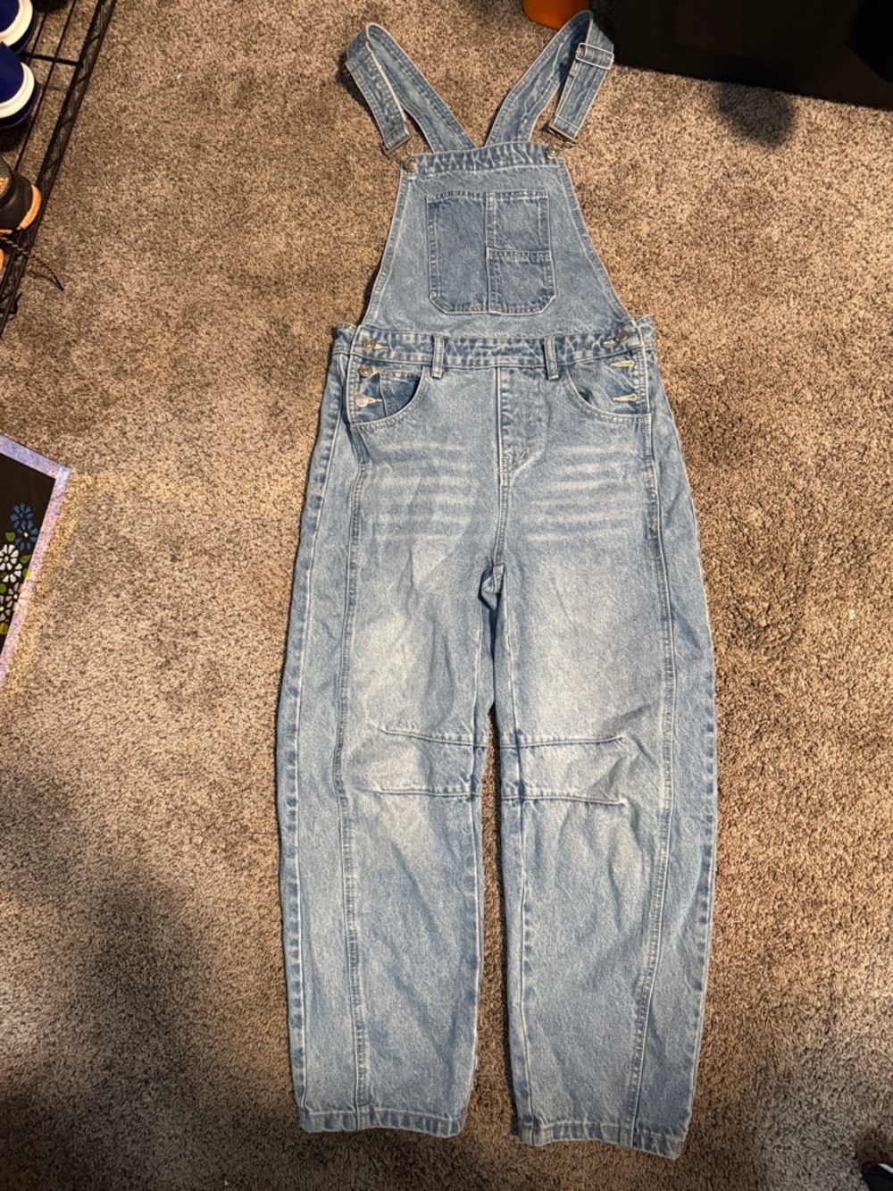 Light Wash Denim Women’s Overalls